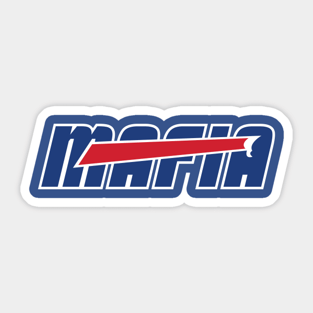 Buffalo Bills Mafia Design Sticker by stayfrostybro